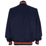 NFL (Delong) - Chicago Bears 1/4 Zip-Up Windbreaker 1990s X-Large Vintage Retro Football