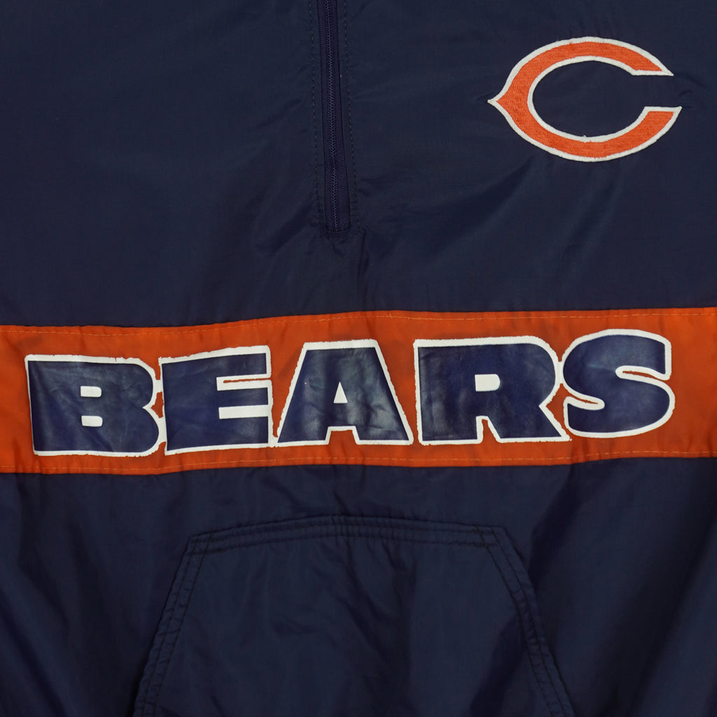 NFL (DeLong) - Chicago Bears 1/4 Zip-Up Pullover Jacket 1990s X-Large