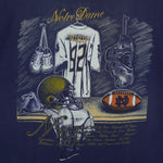 NCAA (Nutmeg) - Notre Dame Fighting Irish Locker Room T-Shirt 1990s X-Large Vintage Retro