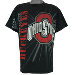 NCAA (Tultex)- Ohio State Buckeyes Spell-Out T-Shirt 1990s Large Vintage Retro