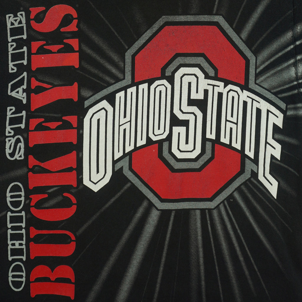 NCAA (Tultex)- Ohio State Buckeyes Spell-Out T-Shirt 1990s Large Vintage Retro