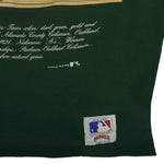 MLB (Nutmeg) - Oakland Athletics Locker Room T-Shirt 1991 Large Vintage Retro Baseball