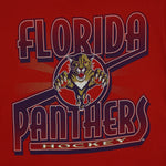 NHL - Florida Panthers Spell-Out T-Shirt 1990s Medium Vintage Retro Hockey