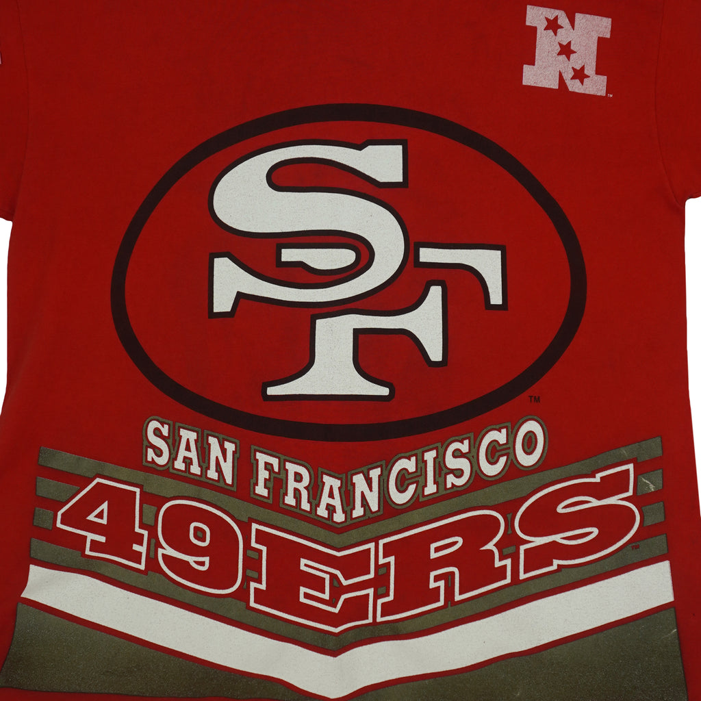 NFL (Salem) - San Francisco 49ers T-Shirt 1995 X-Large Vintage Retro Football