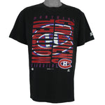 Starter - Montreal Canadiens Big Logo T-Shirt 1994 Large Vintage Retro Hockey