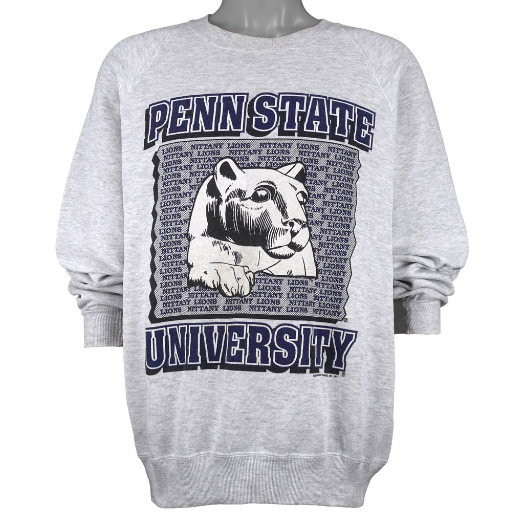 NCAA (Jerzees) - Penn State Nittany Lions Crew Neck Sweatshirt 1992 XX-Large Vintage Retro