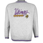 NFL (Cadre Athletic) - Minnesota Vikings Embroidered Sweatshirt 1990s X-Large Youth