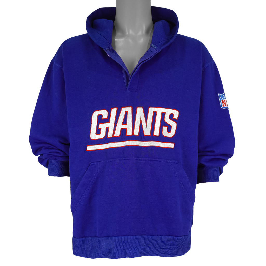 Starter - New York Giants Embroidered Hooded Sweatshirt 1990s X-Large Vintage Retro Football