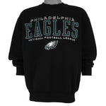 NFL (Pro player) - Philadelphia Eagles Crew Neck Sweatshirt 1990s Large Vintage Retro Football