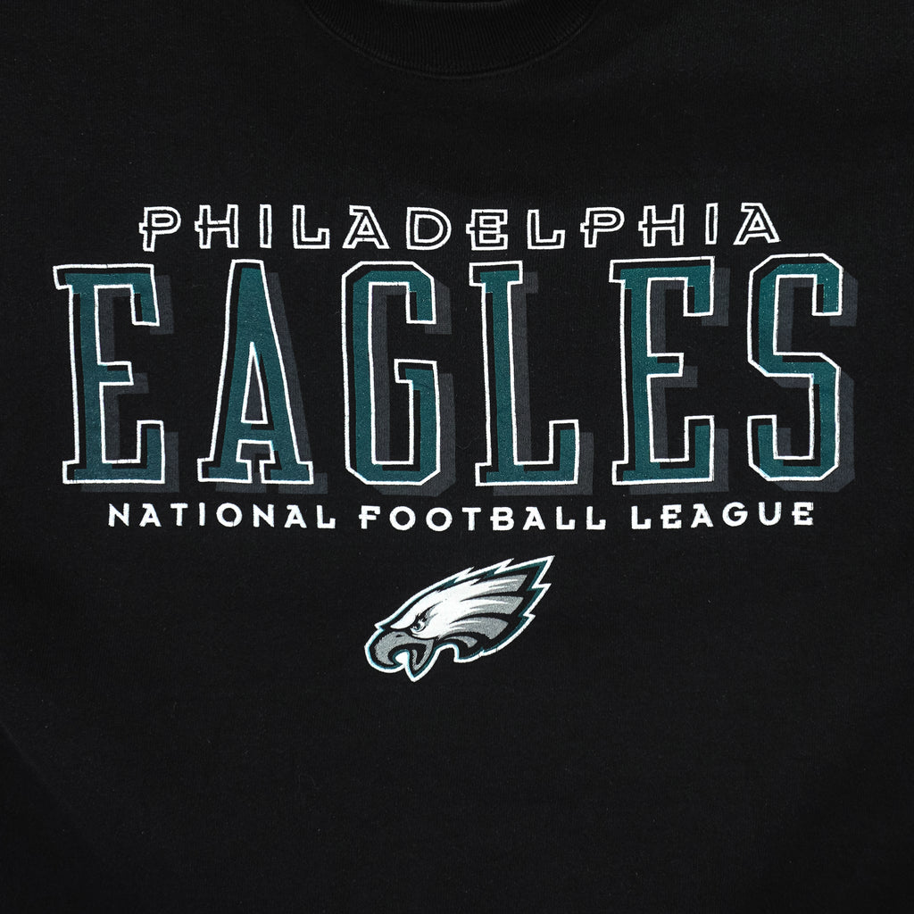 NFL (Pro player) - Philadelphia Eagles Crew Neck Sweatshirt 1990s Large Vintage Retro Football