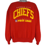 NFL (Russell Athletic) - Kansas City Chiefs Crew Neck Sweatshirt 1990s XX-Large Vintage Retro Football