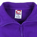 NFL (Cadre Athletic) - Minnesota Vikings Embroidered 1/4 Zip-Up Sweatshirt 1990s X-Large Vintage Retro Football