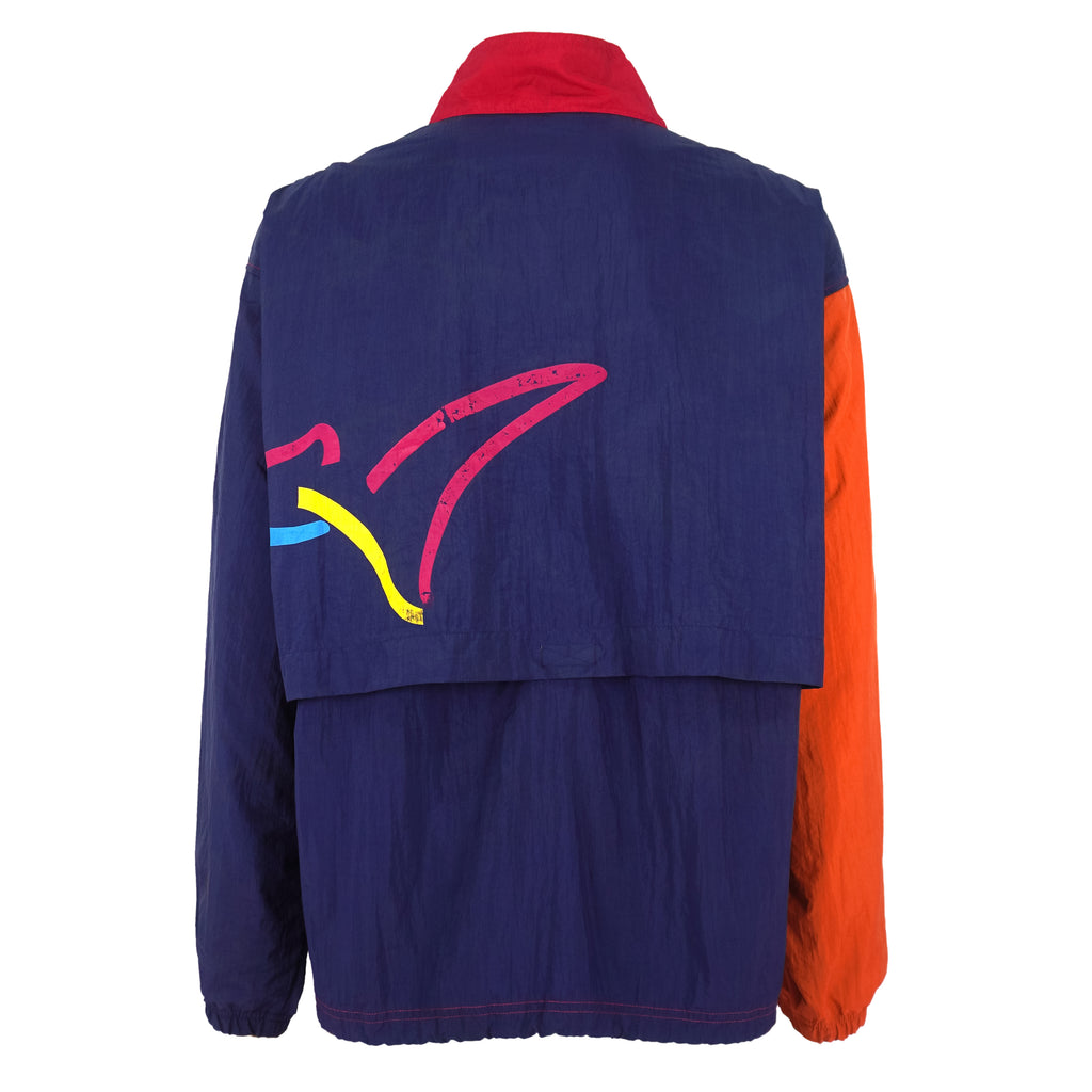 Reebok - Starr Pass Colorblock Pullover Windbreaker 1990s Large Vintage Retro