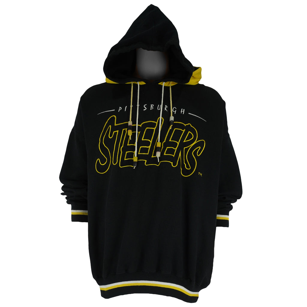 Starter - Pittsburgh Steelers Hooded Sweatshirt 1990s X-Large Vintage Retro Football