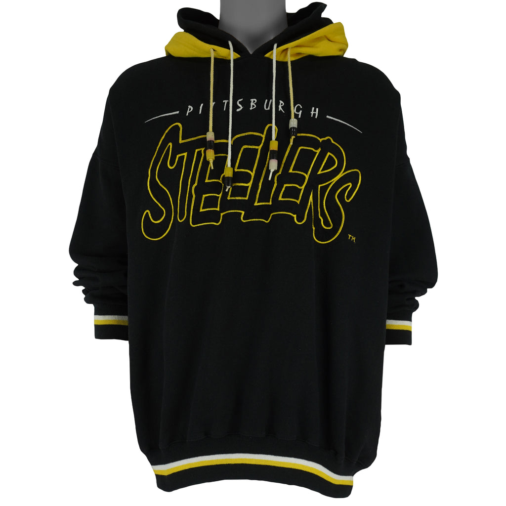 Starter - Pittsburgh Steelers Hooded Sweatshirt 1990s X-Large Vintage Retro Football