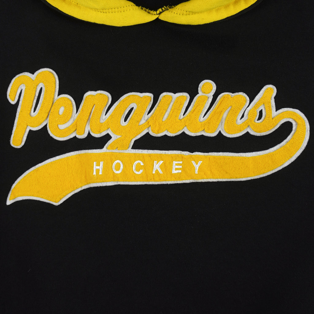 Starter - Pittsburgh Penguins Hooded Sweatshirt 1990s Medium Vintage Retro Hockey