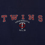 MLB (Lee) - Minnesota Twins Embroidered Sweatshirt 1990s Large Vintage Retro Baseball