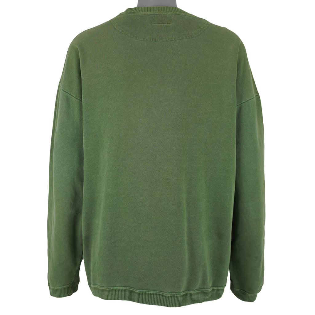 Vintage (B.U.M.) - Green BUM Equipment Crew Neck Sweatshirt 1990s XX-Large Vintage Retro