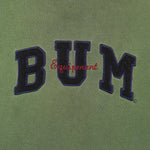 Vintage (B.U.M.) - Green BUM Equipment Crew Neck Sweatshirt 1990s XX-Large Vintage Retro