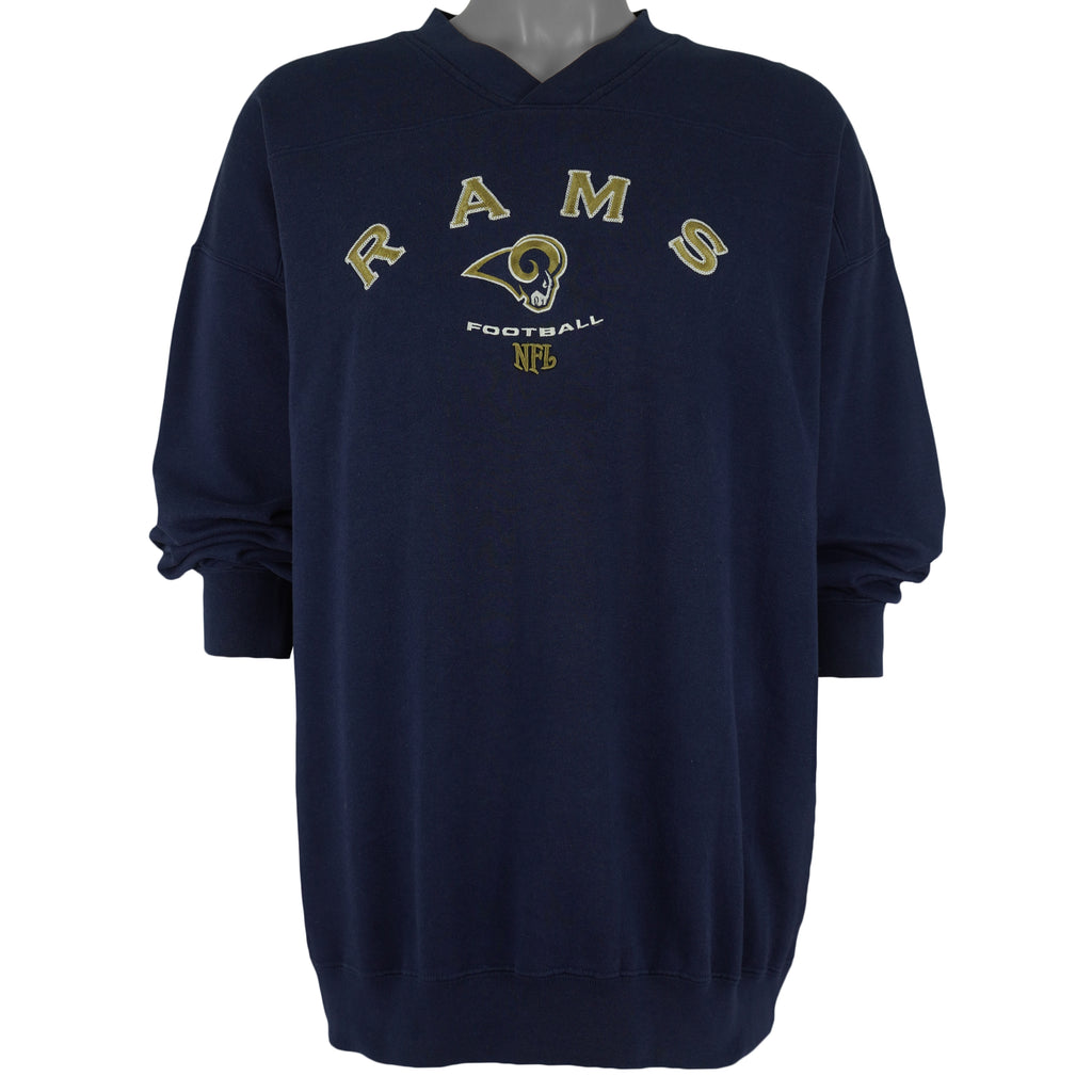 NFL - St. Louis Rams Embroidered Sweatshirt 2005 XX-Large Vintage Retro Football