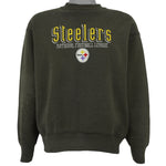 NFL - Pittsburgh Steelers Embroidered Sweatshirt 1990s Large Vintage Retro Football