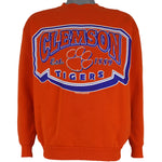 NCAA (Tultex) - Clemson Tigers Crew Neck Sweatshirt 1990s Medium