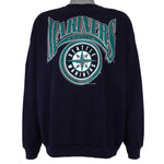 MLB (Logo 7) - Seattle Mariners Crew Neck Sweatshirt 1995 X-Large Vintage Retro Baseball