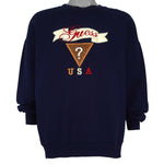 Guess - USA Spell-Out Crew Neck Sweatshirt 1990s X-Large Vintage Retro