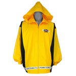 FUBU - Yellow Sports Series Hooded Jacket 1990s Large Vintage Retro