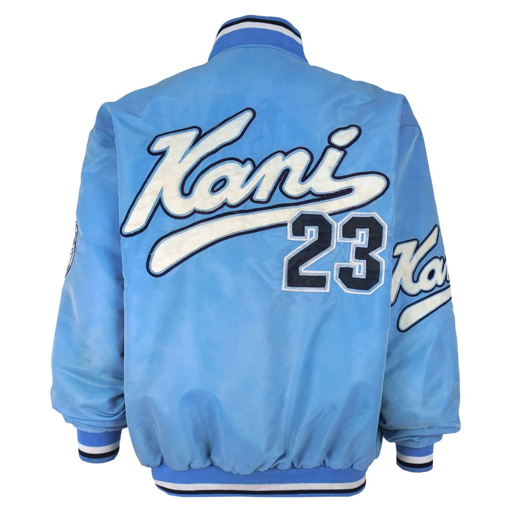 Karl Kani - Brooklyn Kani 23 Spell-Out Satin Jacket 1990s Large Vintage Retro