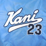 Karl Kani - Brooklyn Kani 23 Spell-Out Satin Jacket 1990s Large Vintage Retro