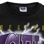 CFL (Woody Sports) - Grey Cup Regina, Saskatchewan Spell-Out T-Shirt 1995 X-Large Vintage Retro Football