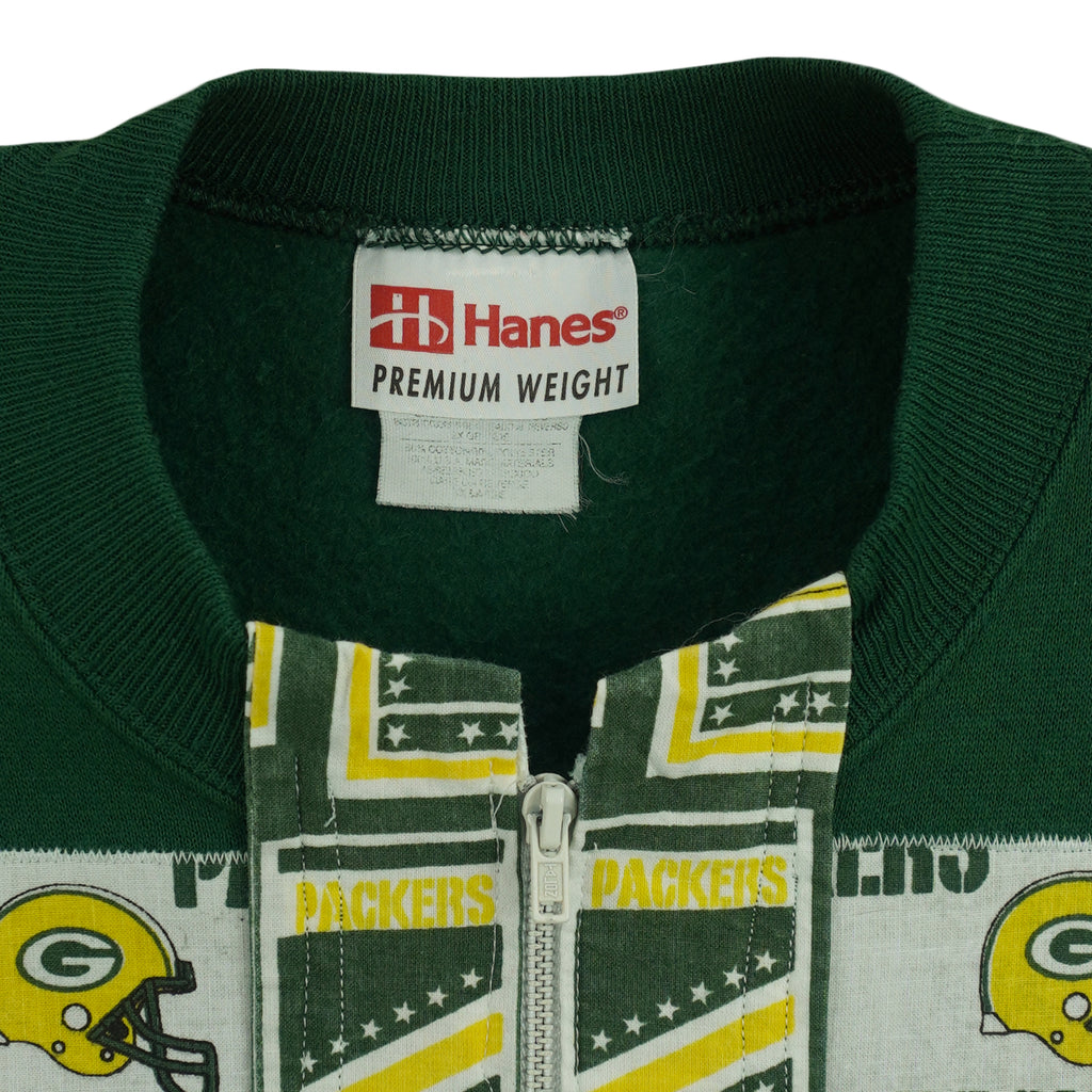 NFL (Hanes) - Green Bay Packers Robe Shirt 1990s XX-Large Vintage Retro Football