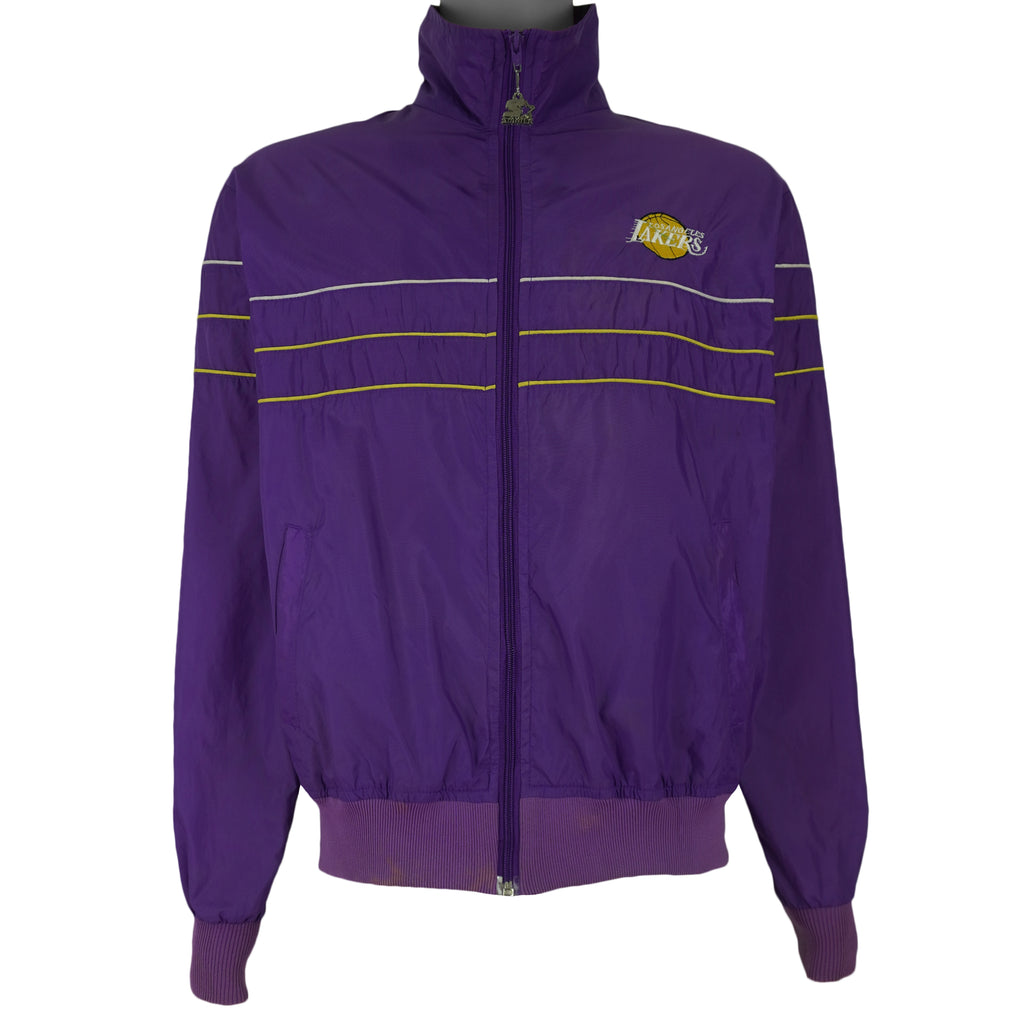 Starter - Los Angeles Lakers Track Jacket 1990s Medium Vintage Retro Basketball