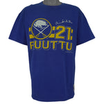 NHL (Nutmeg) - Buffalo Sabres Christian Ruuttu Autographed T-Shirt 1990 X-Large