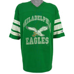 NFL (Logo 7) - Philadelphia Eagles Football Jersey 1990s X-Large