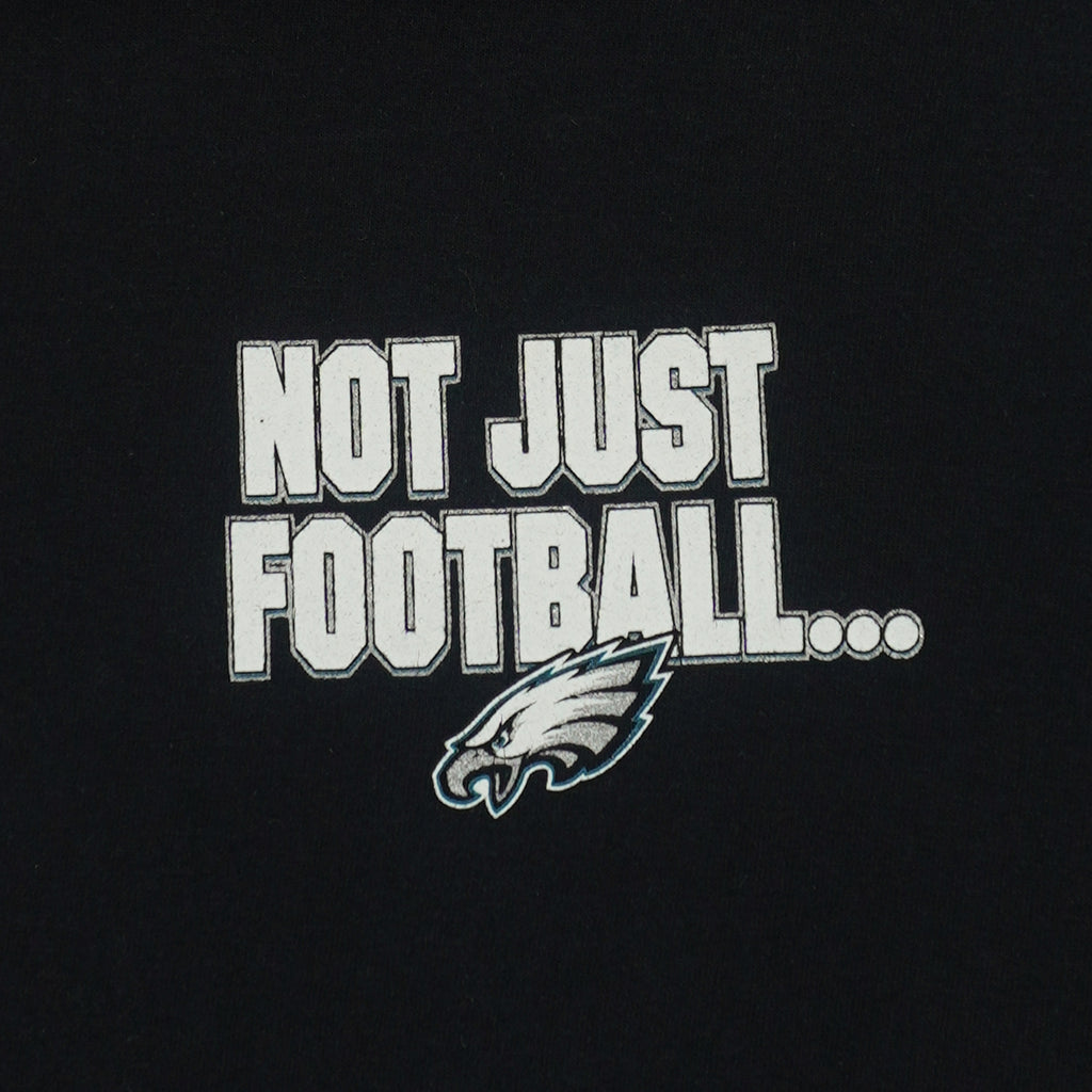 NFL - Philadelphia Eagles Not Just Football Spell-Out T-Shirt 2000s XX-Large Vintage Retro Football