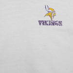 NFL (Zubaz) - Minnesota Vikings Logo Single Stitch T-Shirt 1990s Medium Vintage Retro Football