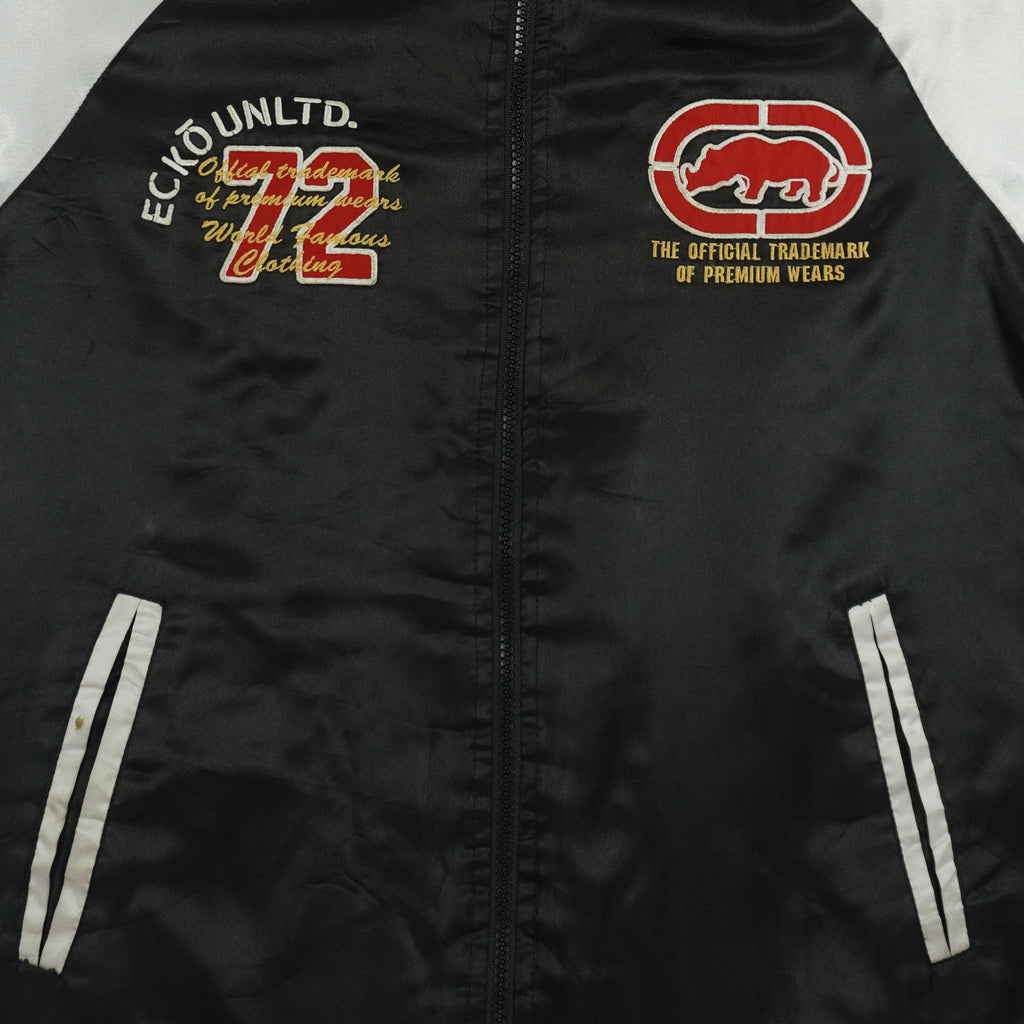 Vintage - Ecko Unltd 72 Satin Jacket 1990s Medium Vintage Retro