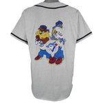 MLB - Grey Toronto Blue Jays X Looney Tunes T-Shirt 1990s Large