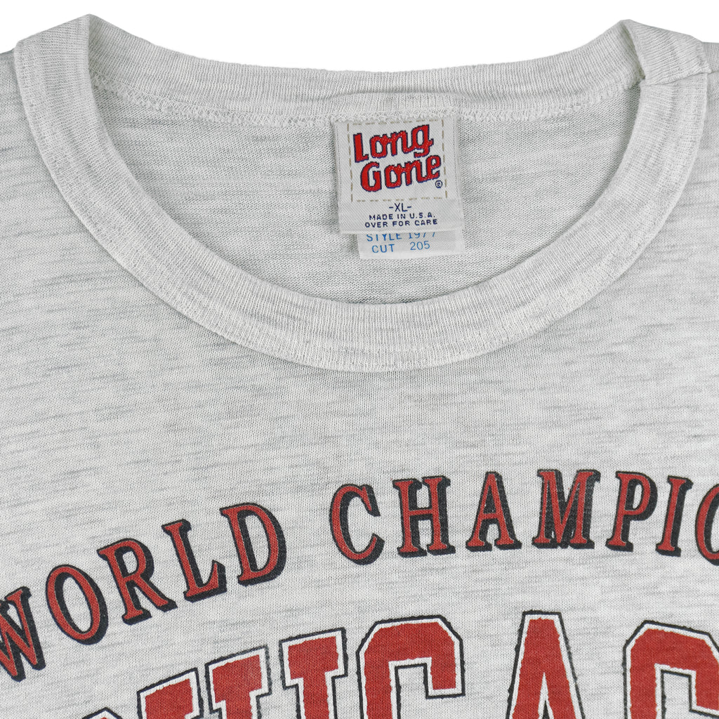 NBA (Long Gone) - Chicago Bulls NBA Finals World Champions T-Shirt 1991 X-Large Vintage Retro Basketball