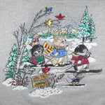 Vintage (Nutcracker) - Kitties Happy Trail Only Members Crew Neck Sweatshirt 1990s XX-Large vintage retro