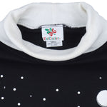 Vintage (Nutcracker) - Glittered Winter Night Scene Turtleneck Sweatshirt 1994 X-Large