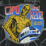 Vintage - Star Wars C-3PO and R2-D2 T-Shirt 1997 Medium Vintage Retro