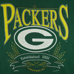 NFL (Lee) - Green Bay Packers Big Logo Crew Neck Sweatshirt 1995 Medium