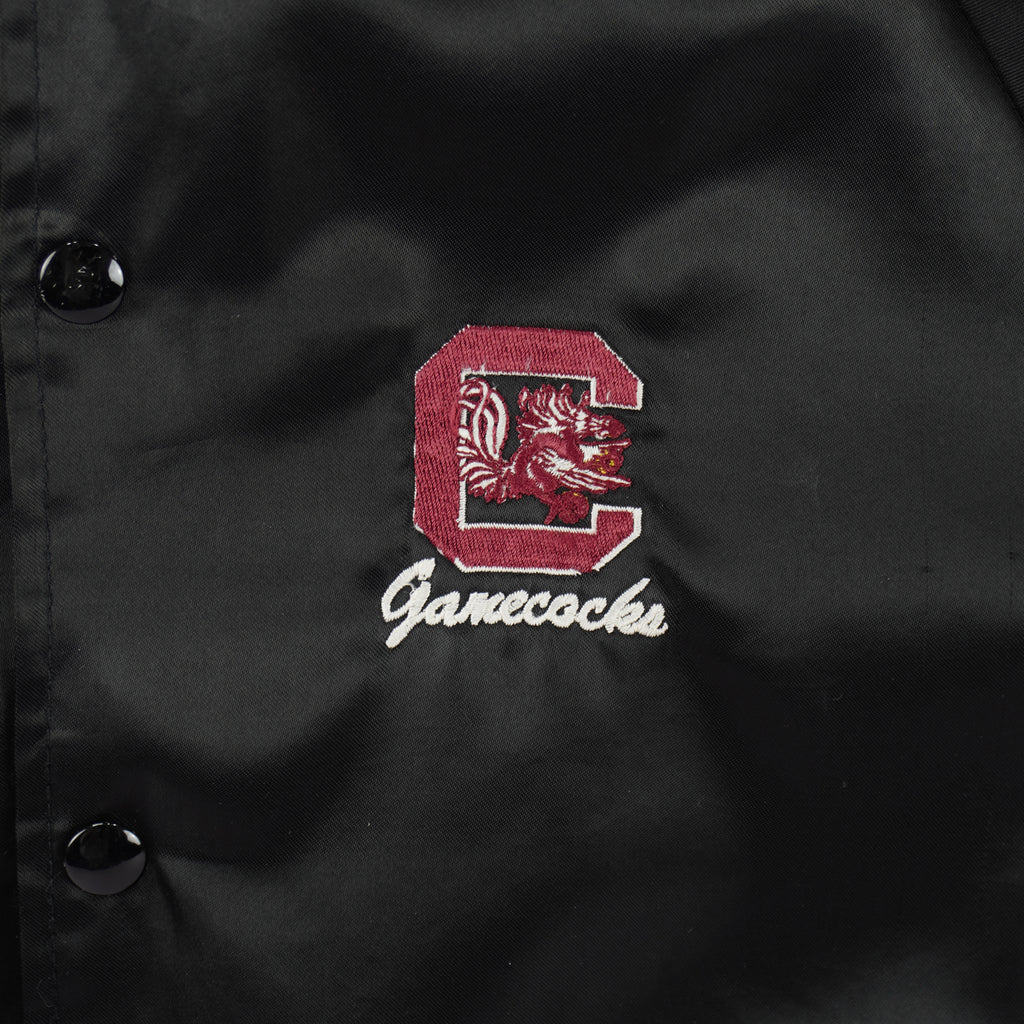 NCAA - Carolina Gamecocks Satin Jacket 1990s Medium Vintage Retro