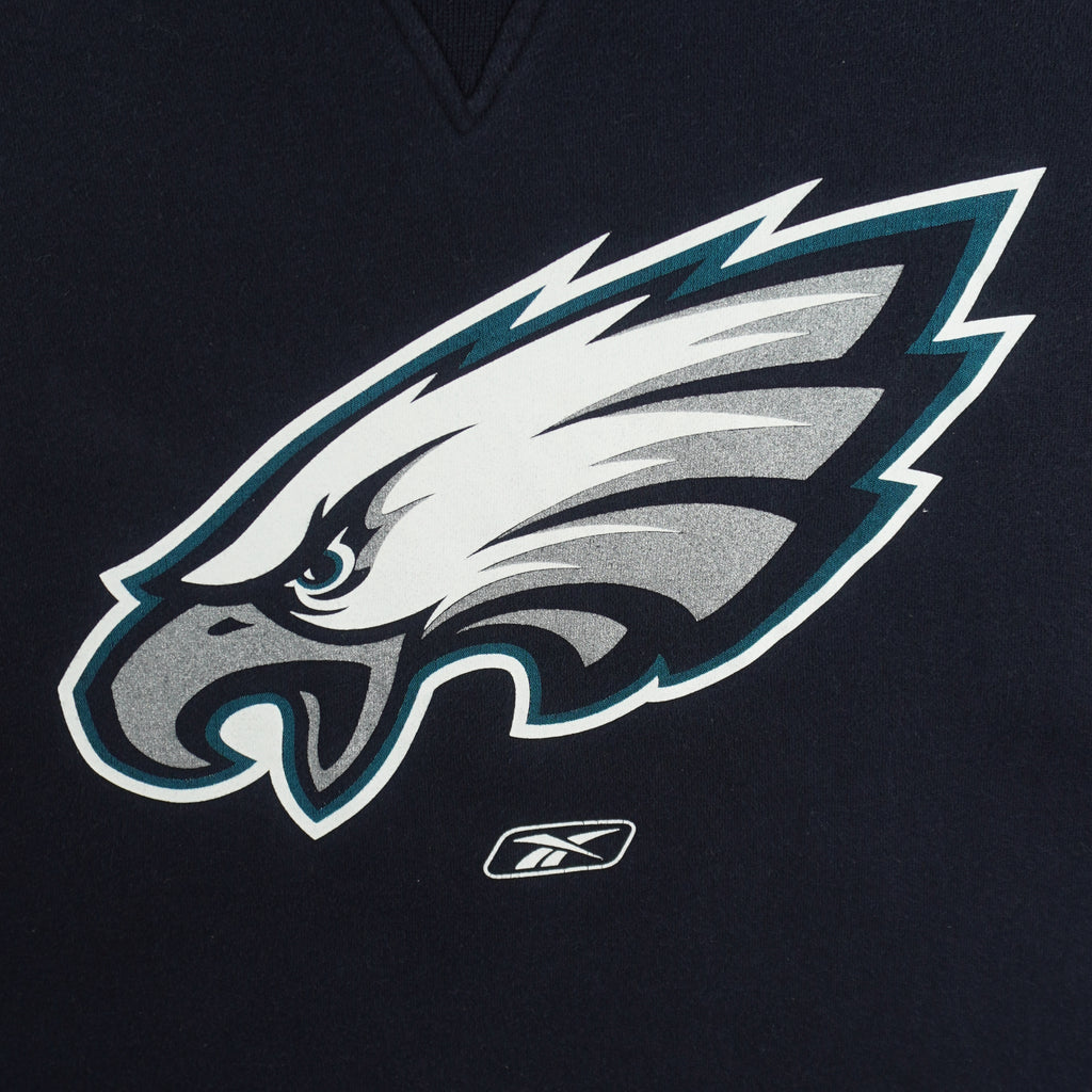 Reebok - Philadelphia Eagles Crew Neck Sweatshirt 1990s X-Large Vintage Retro Football