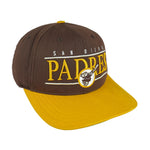 MLB (American Needle) - San Diego Padres Embroidered Snapback Hat 1990s OSFA Vintage Retro Baseball