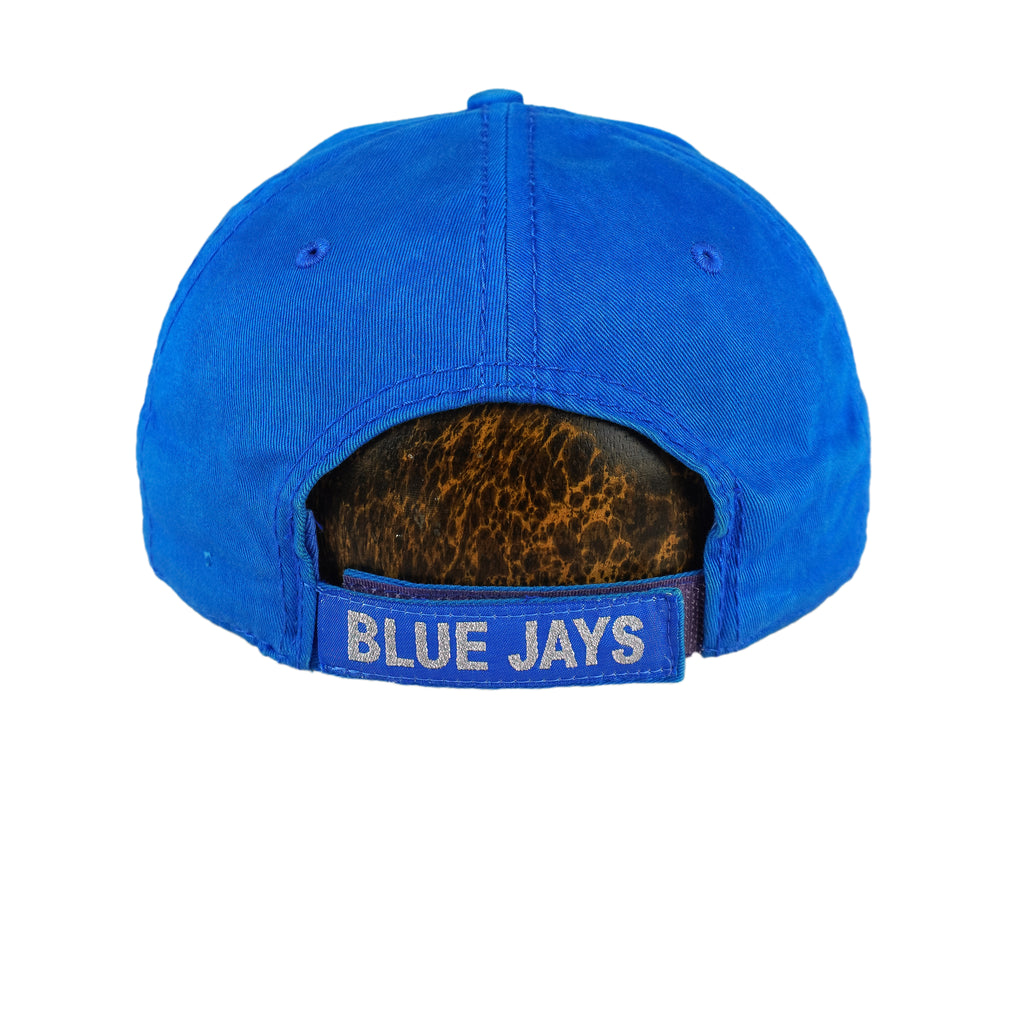 MLB (American Needle) - Toronto Blue Jays Big Logo Strapback Hat 1990s OSFA Vintage Retro Baseball