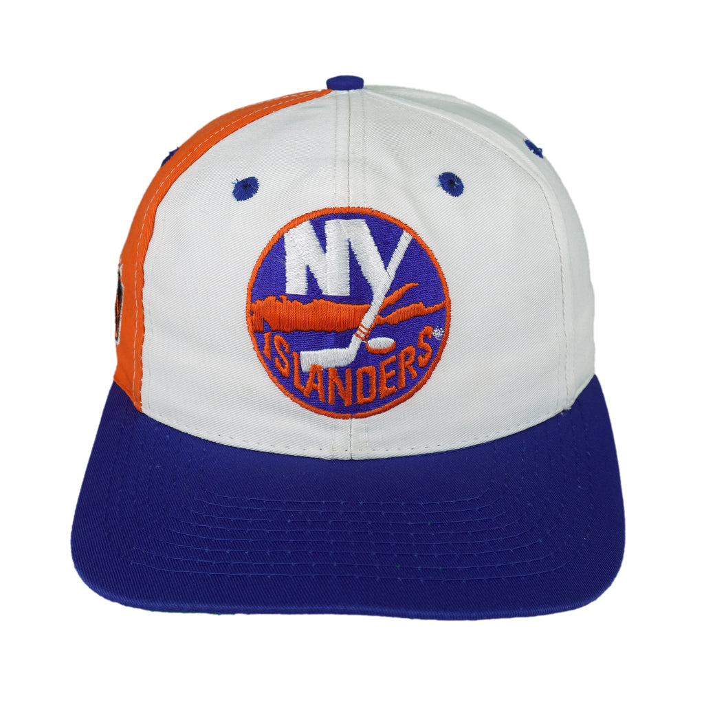 NHL (Sports Specialties) - New York Islanders Snapback Hat 1990s OSFA Vintage Retro Hockey